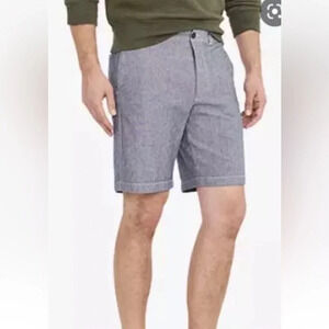 J‎ Crew Stretch Chambray Chino Flat Front 9” Shorts Men’s Size 38 (1078)